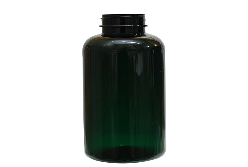 PET500ml-004细口绿色瓶(图1)